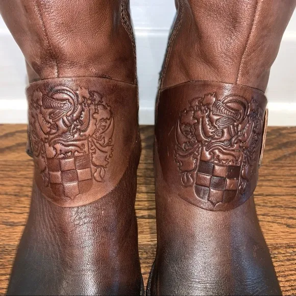 Vince Camuto Brown Shaylee Knee High Riding Boots