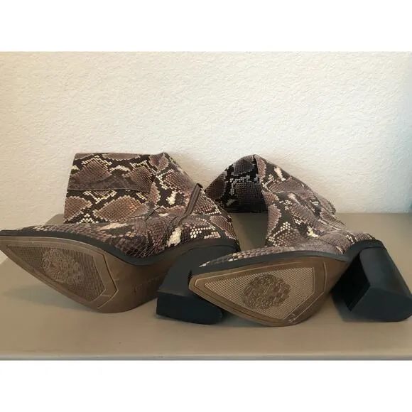 Vince Camuto Gravana Snakeskin Knee High Boots - 5 1/2 M