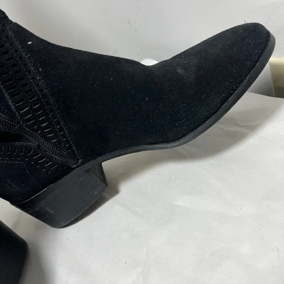 Vince Camuto Karinda Black Suede Over The Knee Boot Sz 10