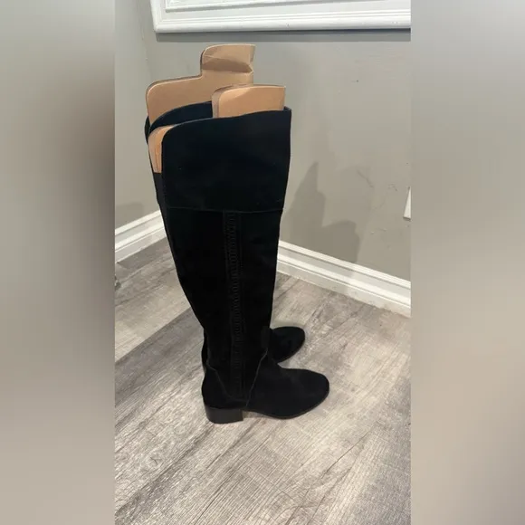 Vince Camuto Kochelda Black Knee-High Boots‎
