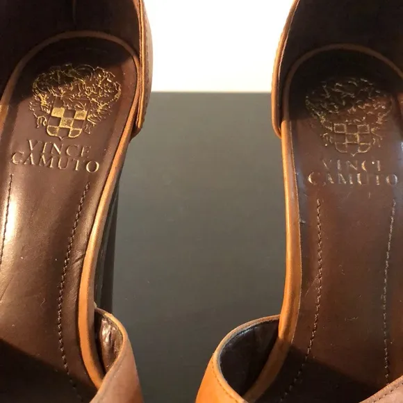 Vince Camuto Tan Platform Sandals