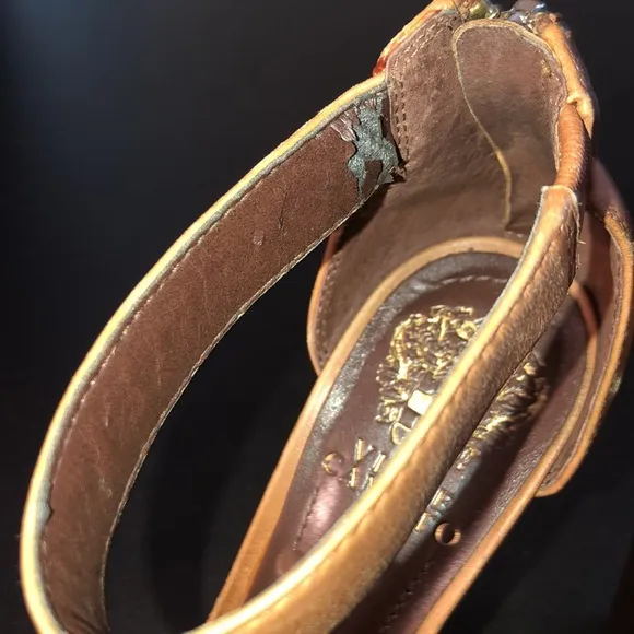 Vince Camuto Tan Platform Sandals