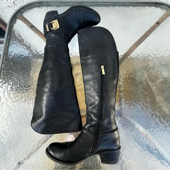 Vince Camuto VC- Beckett Knee High Leather Boots