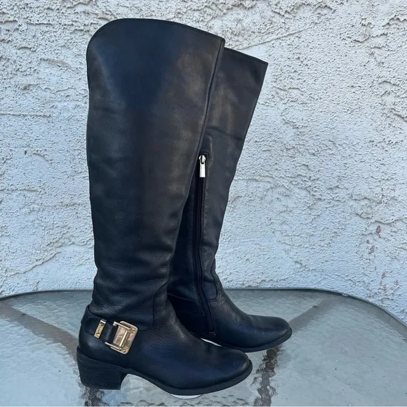 Vince Camuto VC- Beckett Knee High Leather Boots