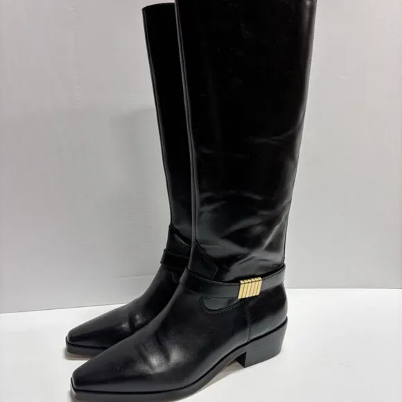 Vince Camuto Women’s Melise, Black Knee High Boots, Size 9 M