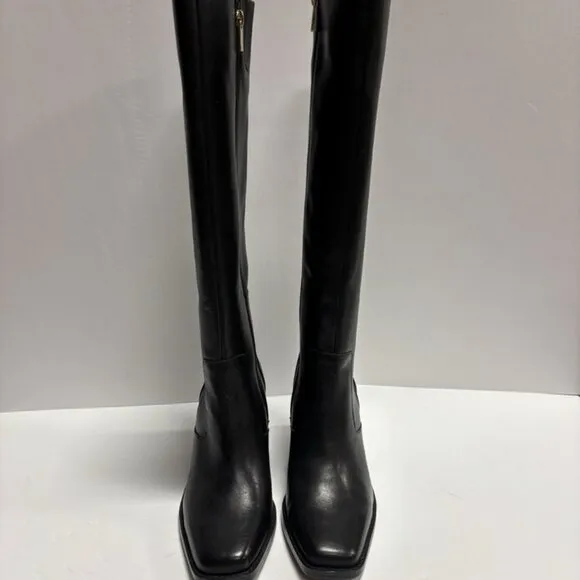 Vince Camuto Women’s Seshon, Black Knee High Boots, Size 7 M