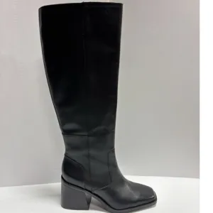 Vince Camuto Women’s Seshon, Black Knee High Boots, Size 7 M