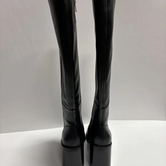 Vince Camuto Women’s Seshon, Black Knee High Boots, Size 7 M