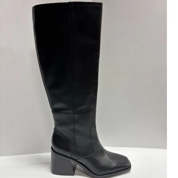 Vince Camuto Women’s Seshon, Black Knee High Boots, Size 7 M