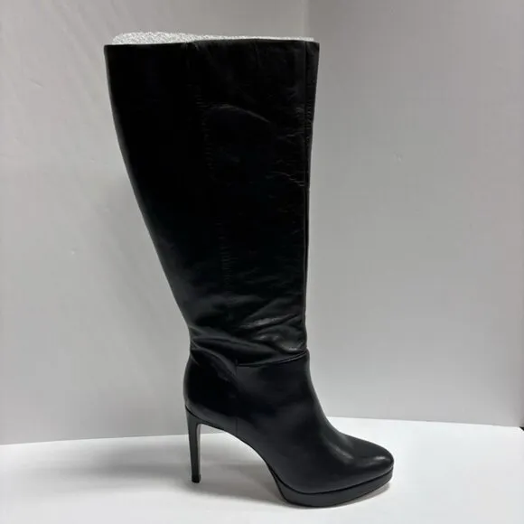Vince Camuto Women’s Valeria, Black Knee High Boots, Size 9W, Extra Wide Calf