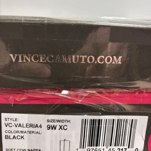 Vince Camuto Women’s Valeria, Black Knee High Boots, Size 9W, Extra Wide Calf