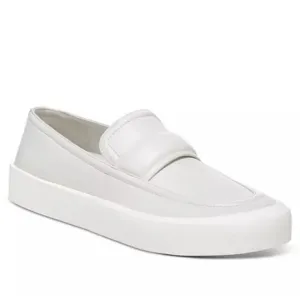 Vince Ghita Off-White Platform Loafers SZ 9.5 Leather Shoes