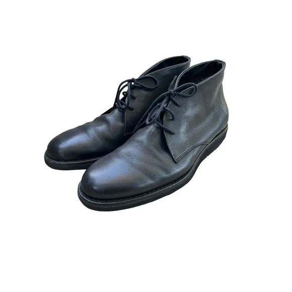 VINCE Gregory Chukka Leather Boot‎ in Black, Size 11