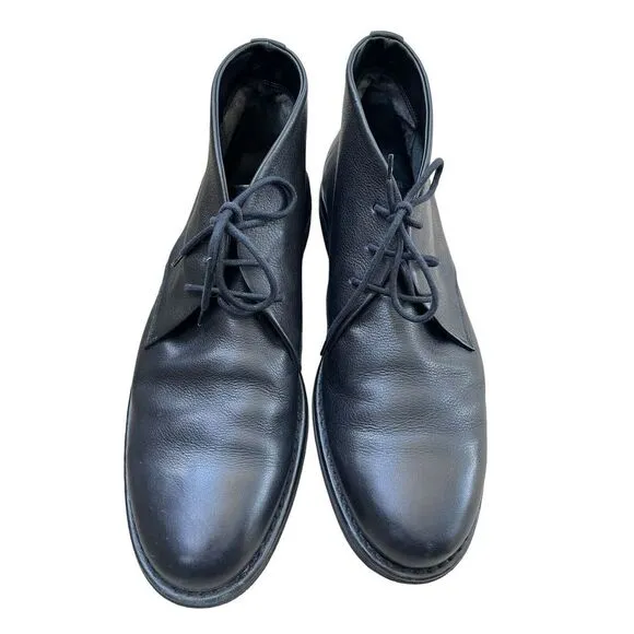 VINCE Gregory Chukka Leather Boot‎ in Black, Size 11