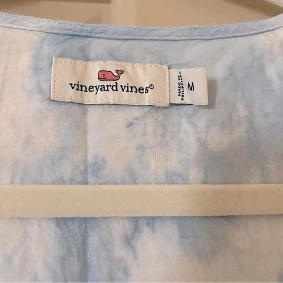Vineyard Vines Women’s Ocean Breeze Tie Dye Vineyard Tunic Dress, Size M