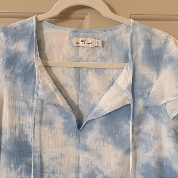 Vineyard Vines Women’s Ocean Breeze Tie Dye Vineyard Tunic Dress, Size M