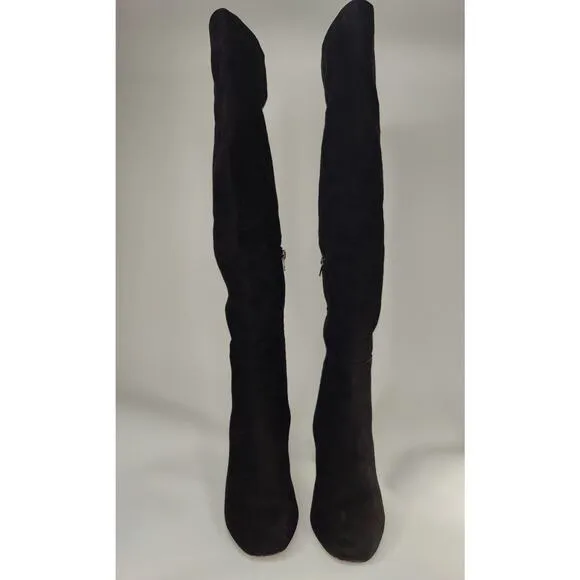 Vintage Betsy Johnson Knee High Pearl Boots Sz 7
