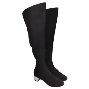 Vintage Betsy Johnson Knee High Pearl Boots Sz 7
