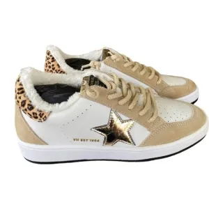 Vintage Havana KYLEE - WHITE CAMEL LEOPARD Women's Sneakers Size 8.5 New In Box