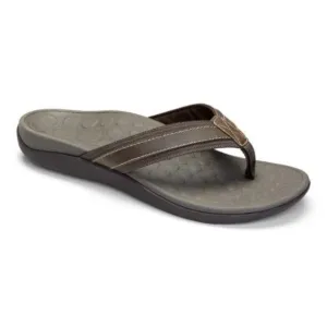 Vionic Brown Tide Toe Post Sandal Thong Flip Flops Mens Size 12 Casual Leather