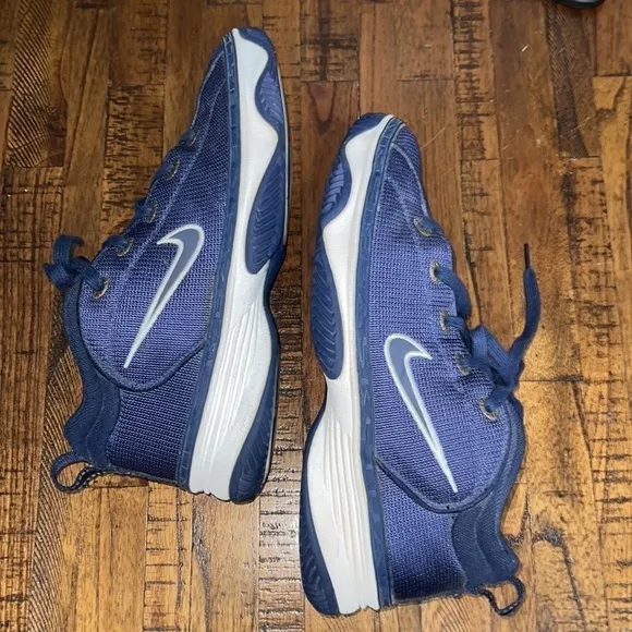 VTG 1999 Nike 6453 Basketball Shoes Athletic Sneakers Blue RARE sz 13