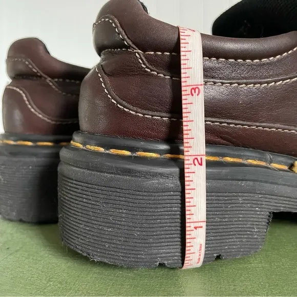 VTG *England* Dr. Martens Monk Strap Oxfords/Casual Shoes in Brown Leather #9288