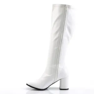 Wide Knee High Heel Boots