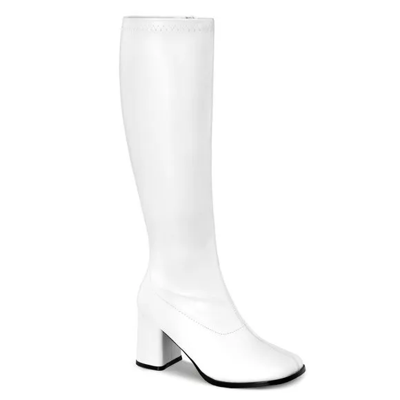 Wide Knee High Heel Boots