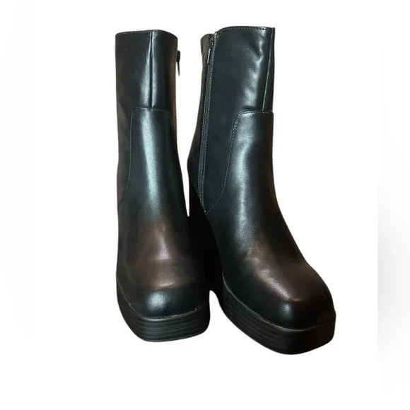 Wild Pair Womens Stellaa Comfort Insole Mid-Calf Boot | Size 11 | Black