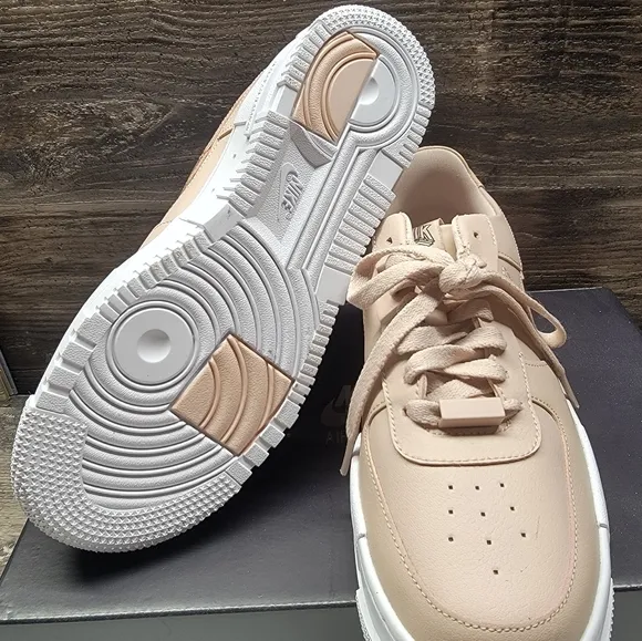 WMNS NIKE AIR FORCE 1 AF1 PIXEL PARTICLE BEIGE SZ 8 [CK6649-200] NIB