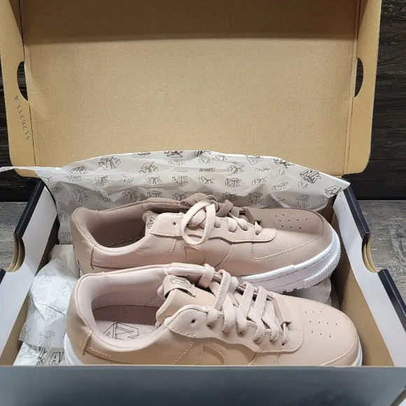 WMNS NIKE AIR FORCE 1 AF1 PIXEL PARTICLE BEIGE SZ 8 [CK6649-200] NIB