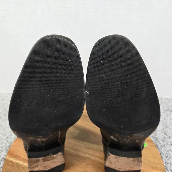 Wolf and Shepherd Black Leather Cap Toe Business Oxford Dress Shoes Mens 7.5 EE