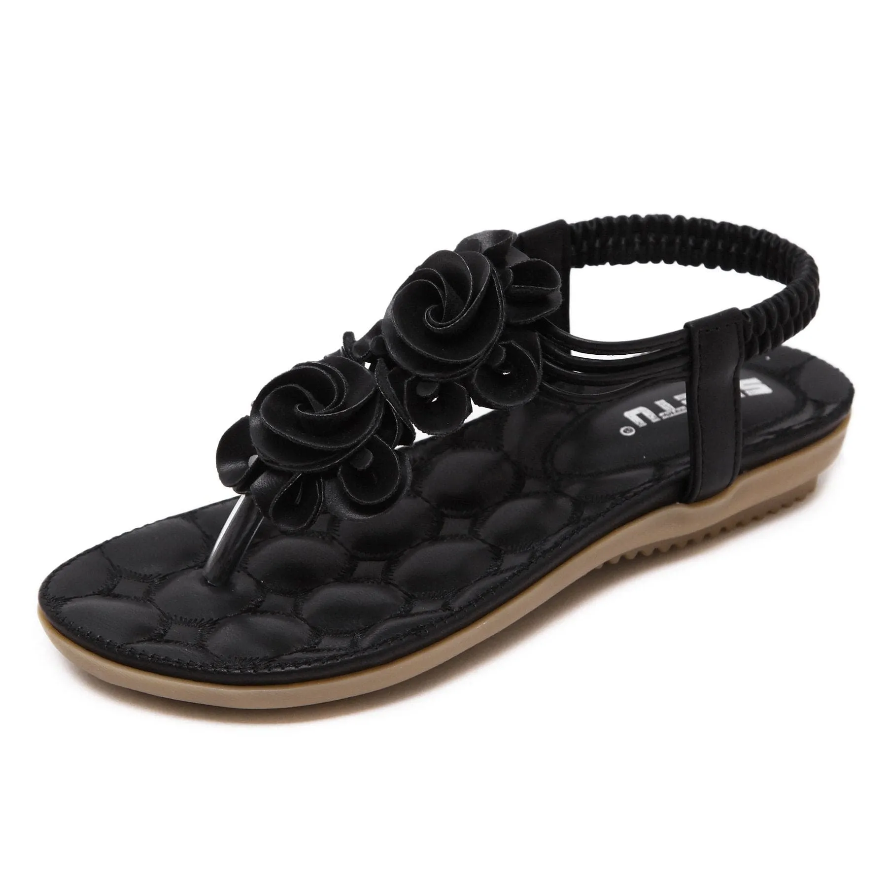 Women's Beach Bohemian Flower Flat Sandals