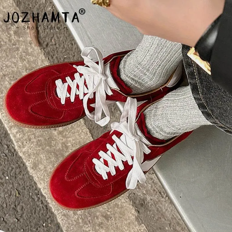 Women's Casual Shoes - Leather Flats - Tennis Athletic Sneakers - CS8301