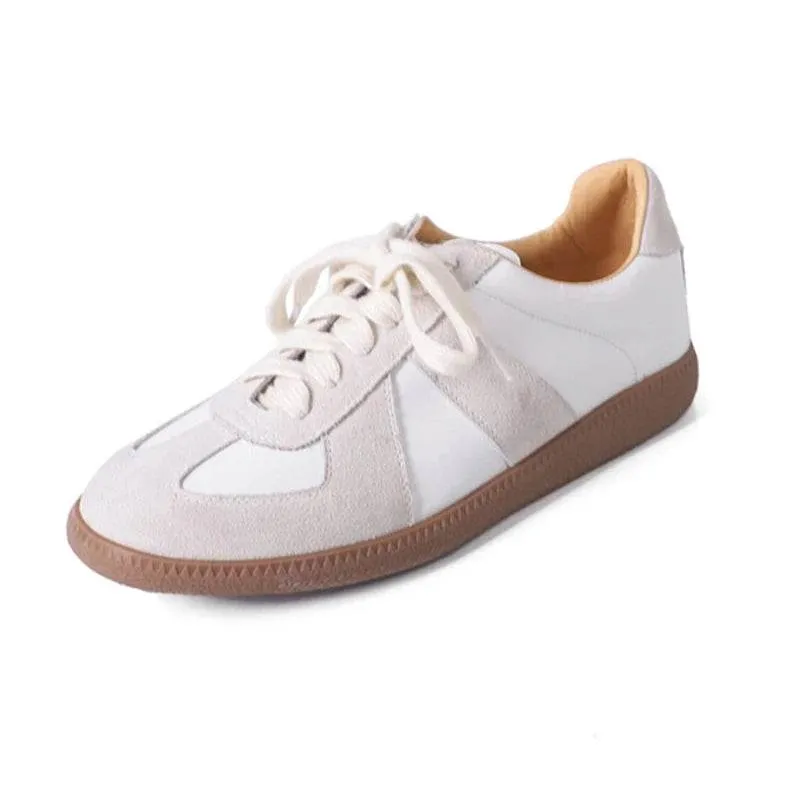 Women's Casual Shoes - Leather Flats - Tennis Athletic Sneakers - CS8301