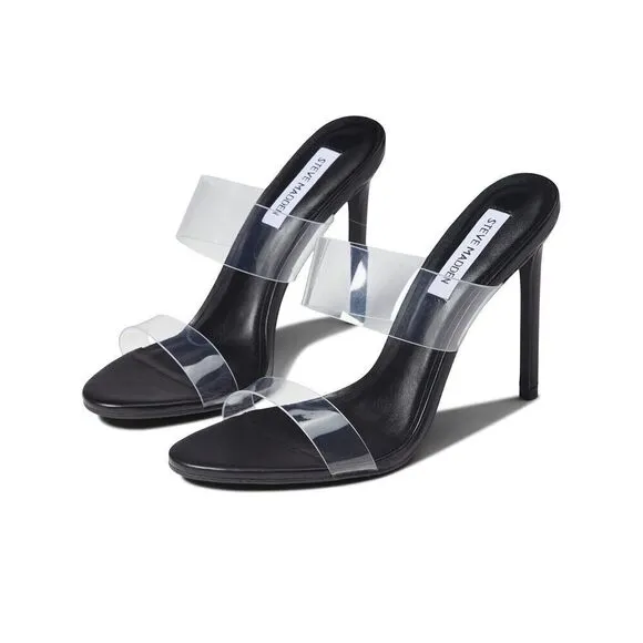 Women’s Heels Steve Madden Clarabeth Heeled Sandals 9.5 Heels Shoes Black