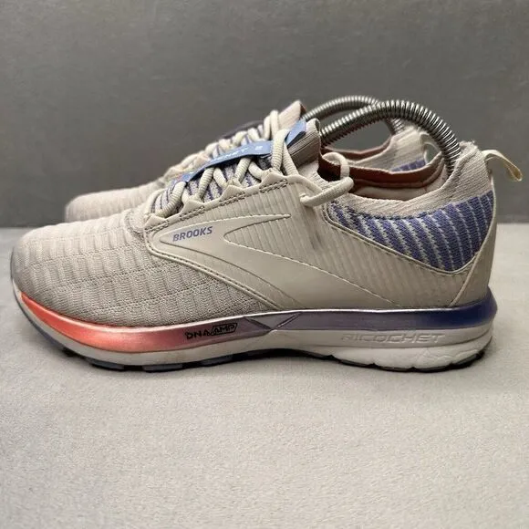 Womens Size 8.5 (B) Brooks Ricochet 2 LE Shoes Grey Athletic Running Sneakers