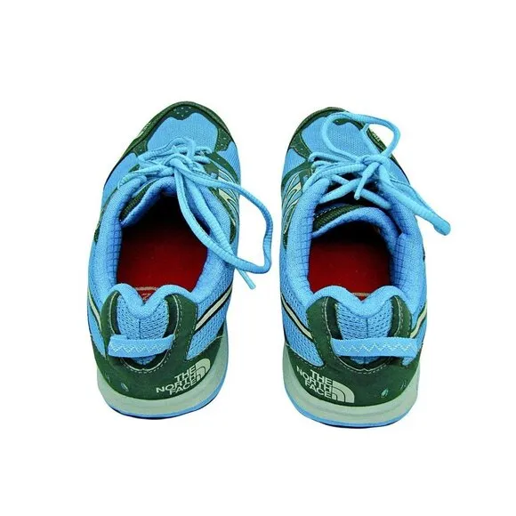 Womens The North Face Cradle Running Shoes TB1C 566292 Blue and Gray Size 7.5