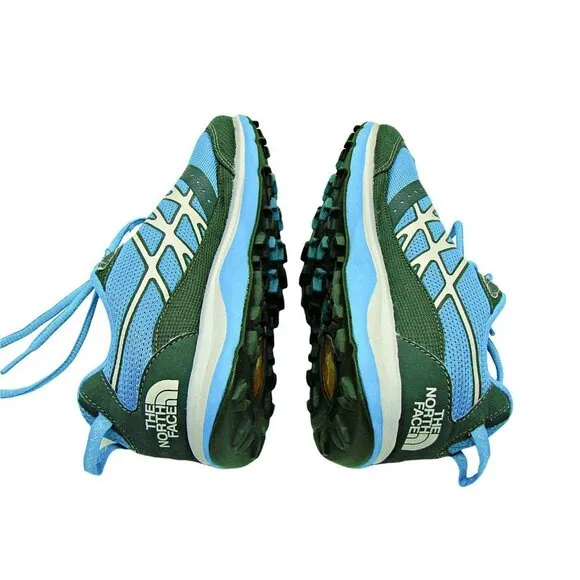 Womens The North Face Cradle Running Shoes TB1C 566292 Blue and Gray Size 7.5