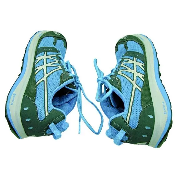 Womens The North Face Cradle Running Shoes TB1C 566292 Blue and Gray Size 7.5