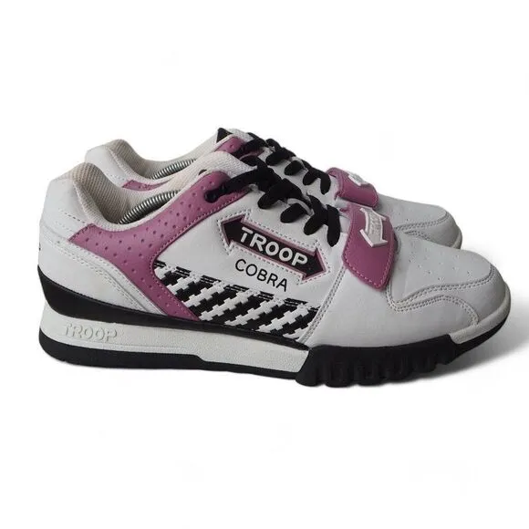 World of Troop Cobra Low Casual Sneakers 1CM00662-118 White / Purple Men's 11