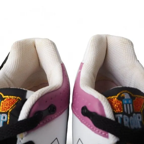 World of Troop Cobra Low Casual Sneakers 1CM00662-118 White / Purple Men's 11