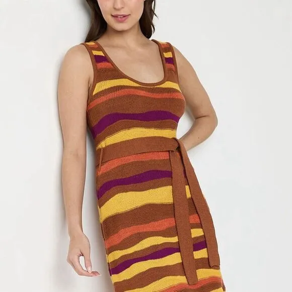 Worthington Women's Sleeveless‎ Midi Sweater Dress Scoop Neck NWT XXL