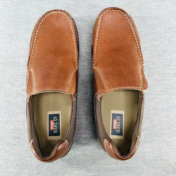 WRANGLER JEANS Co 50003 - Keagen Slip-On Men's Shoes Size 12 Brown New
