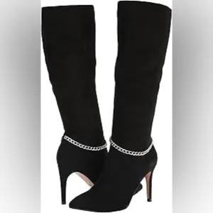 XOXO Elegant Black Women's Knee High Boots