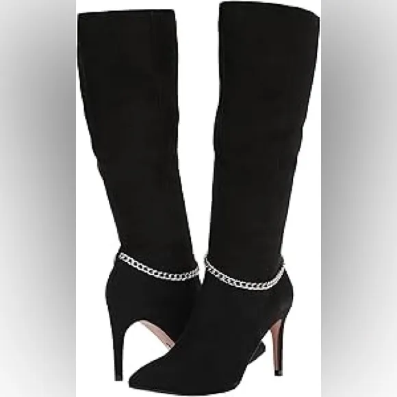 XOXO Elegant Black Women's Knee High Boots