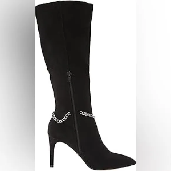 XOXO Elegant Black Women's Knee High Boots