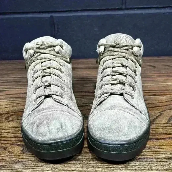 Y2K Vintage Candie’s Take-A-Hike Brown Suede Platform Shoes Women’s 7 B