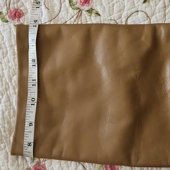 Zara Knee High Tall Leather Boots Sz 38 7.5