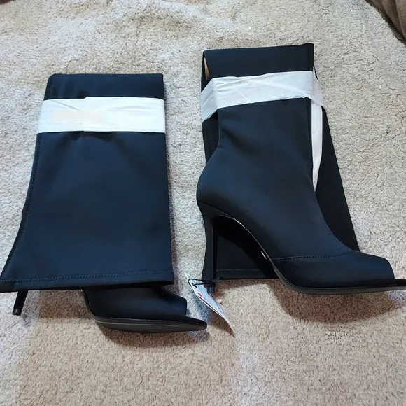 Zara Over The Knee Heeled Boots